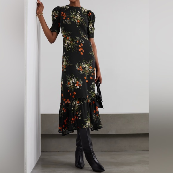 NWT Reformation Addaline Floral Print Dress (size 2) - Picture 1 of 4
